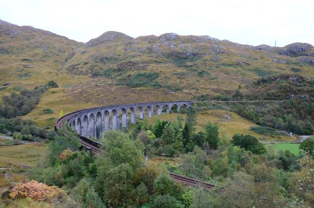 Glennfinnan viadukt a Harry Potterből