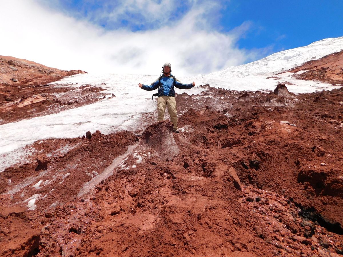 Cotopaxi, a gleccsernél