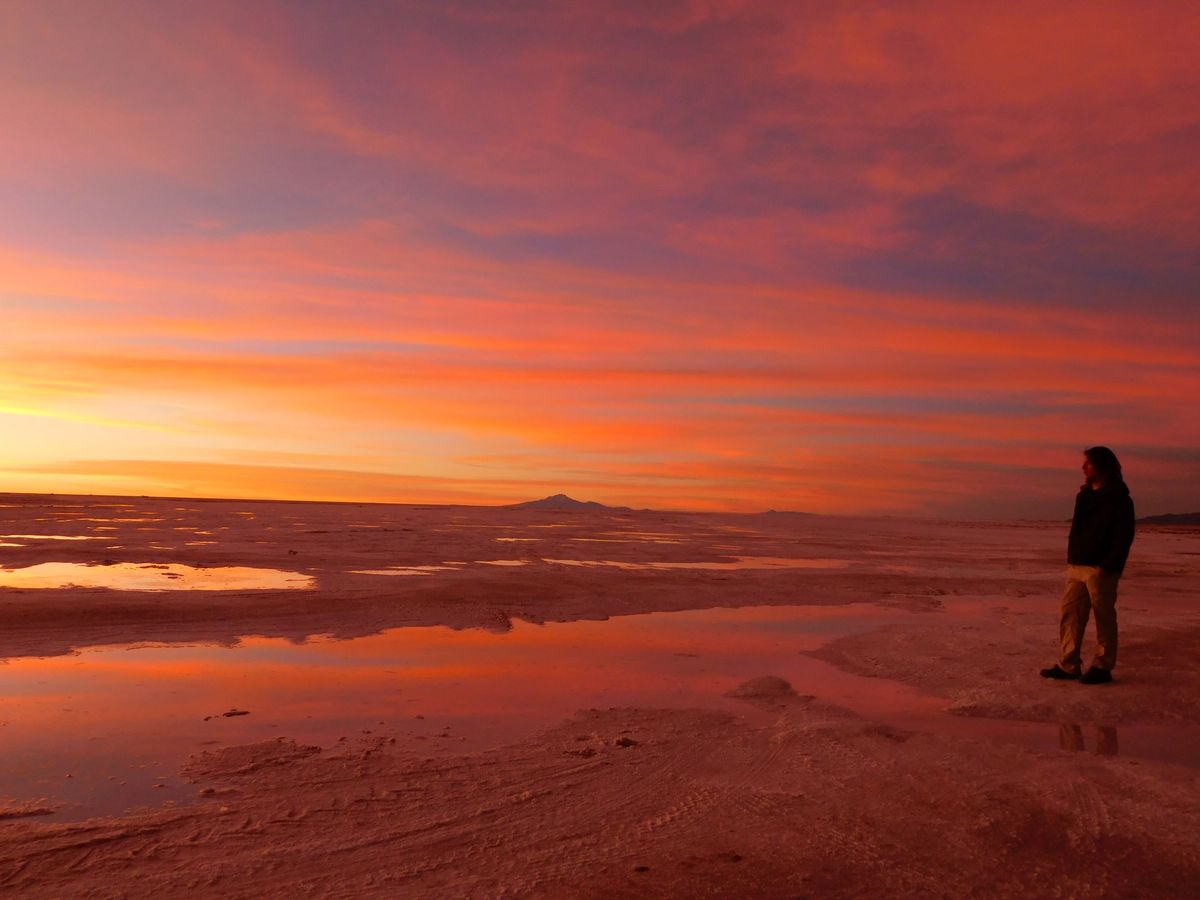 Naplemente Salar de Uyuni